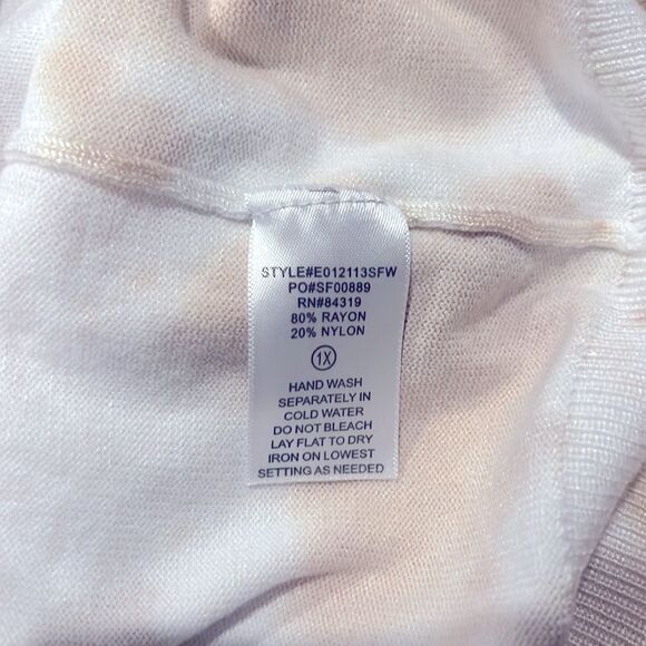 Tye dye lightweight zip up - Picture 3 of 5